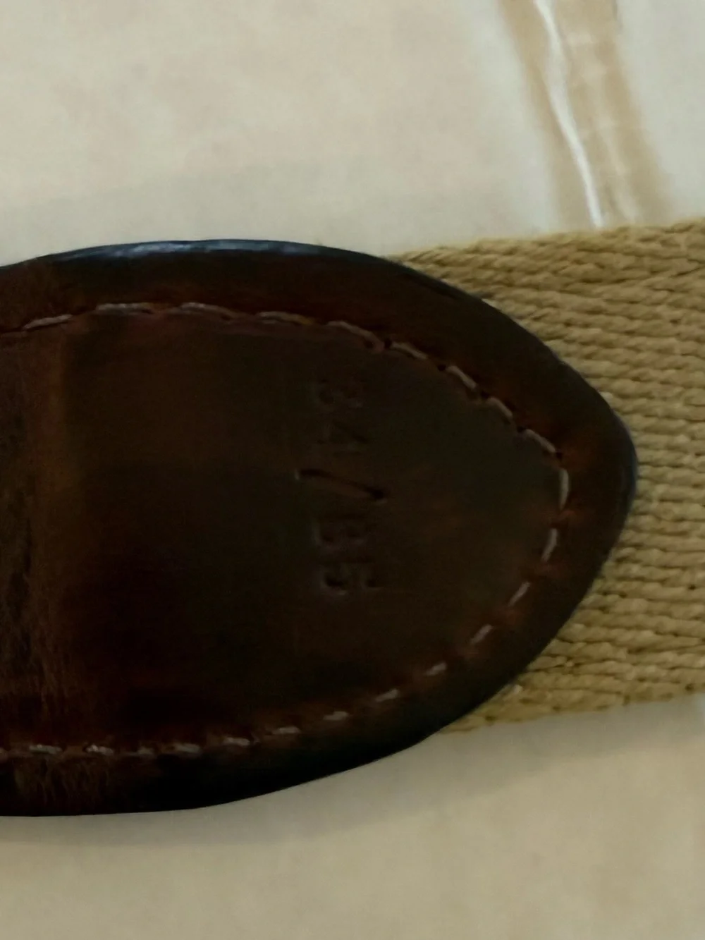 Masters Tournament Belt – Augusta National Logo, Size 34/35, Leather & Brass
